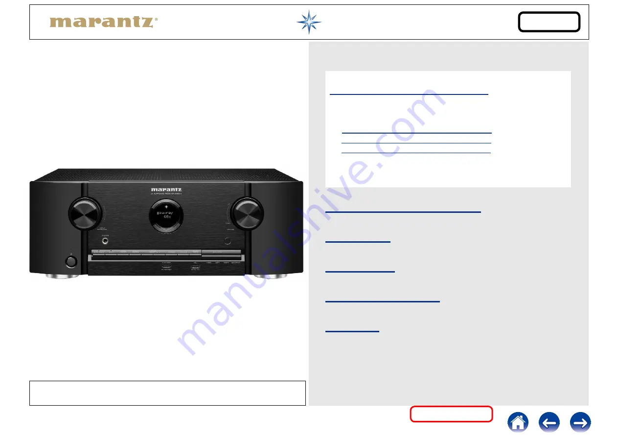 Marantz SR5014 Service Manual Download Page 1