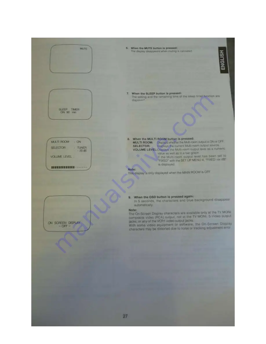 Marantz SR880 User Manual Download Page 28