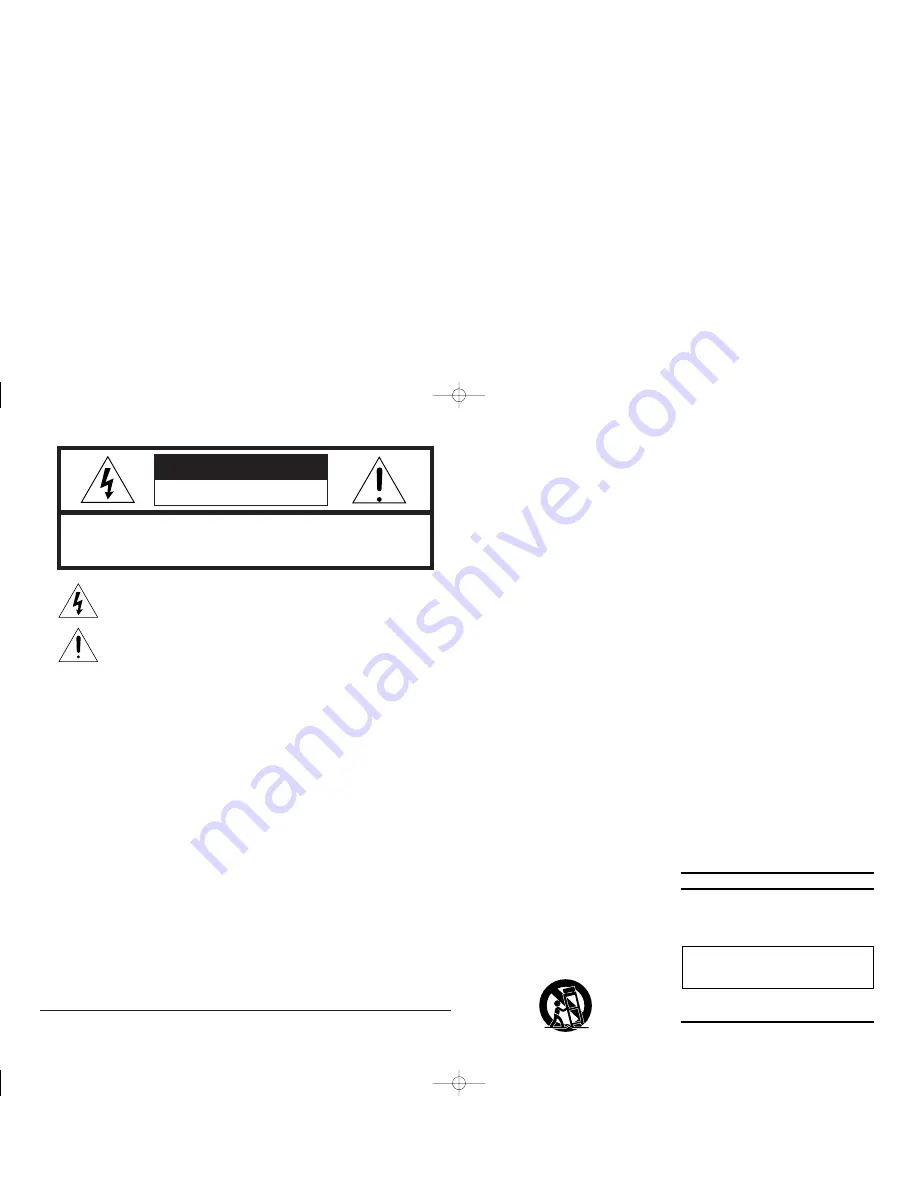 Marantz VP 15S1/L User Manual Download Page 2