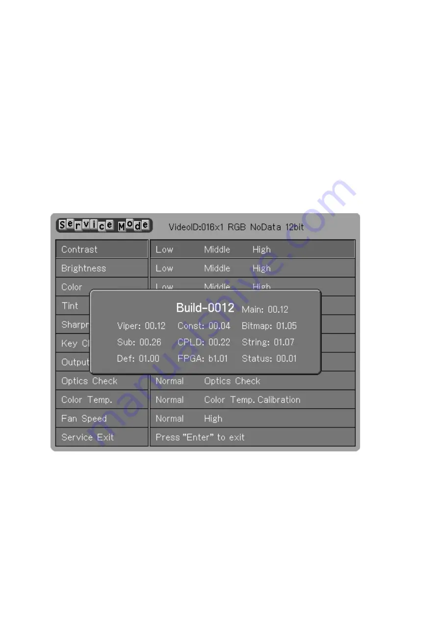 Marantz VP15S1 SERIES Service Manual Download Page 24