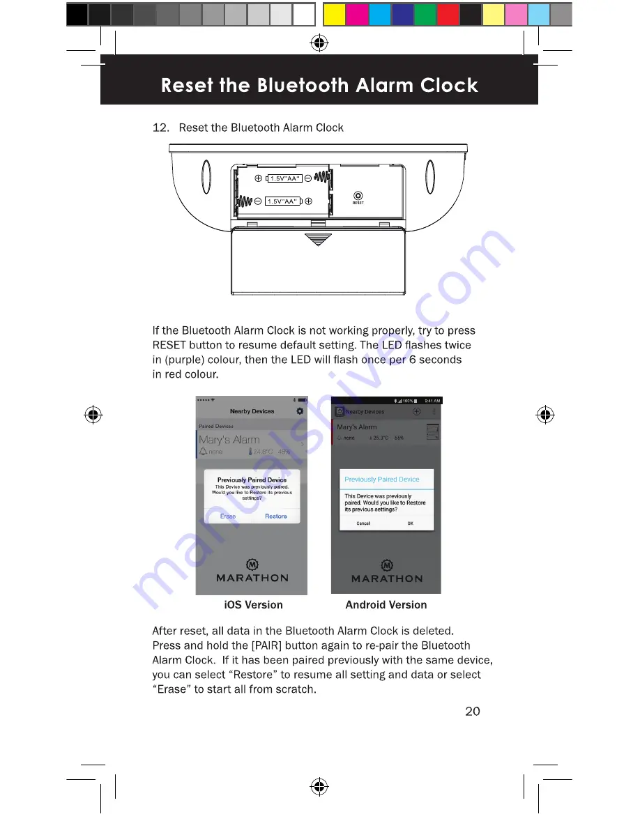 Marathon CL800002GH Instruction Manual Download Page 21