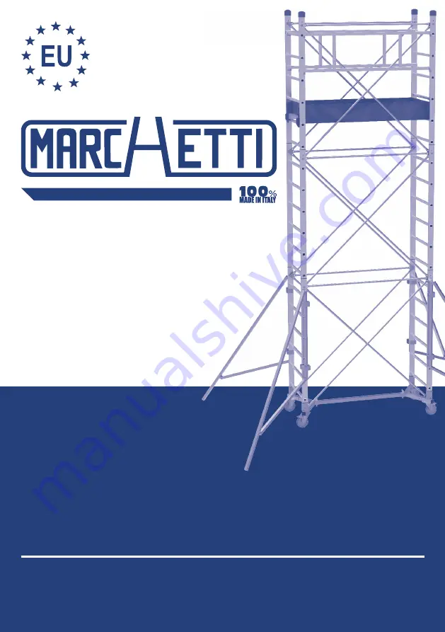 Marchetti OLYMPO Instructions For Use And Maintenance Manual Download Page 1