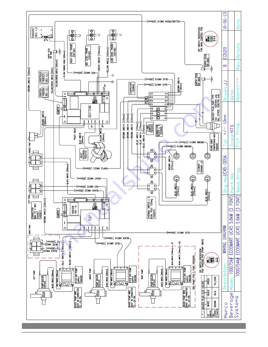 Marco Beverage Systems Ecoboiler UC45 1000743 Скачать руководство пользователя страница 26