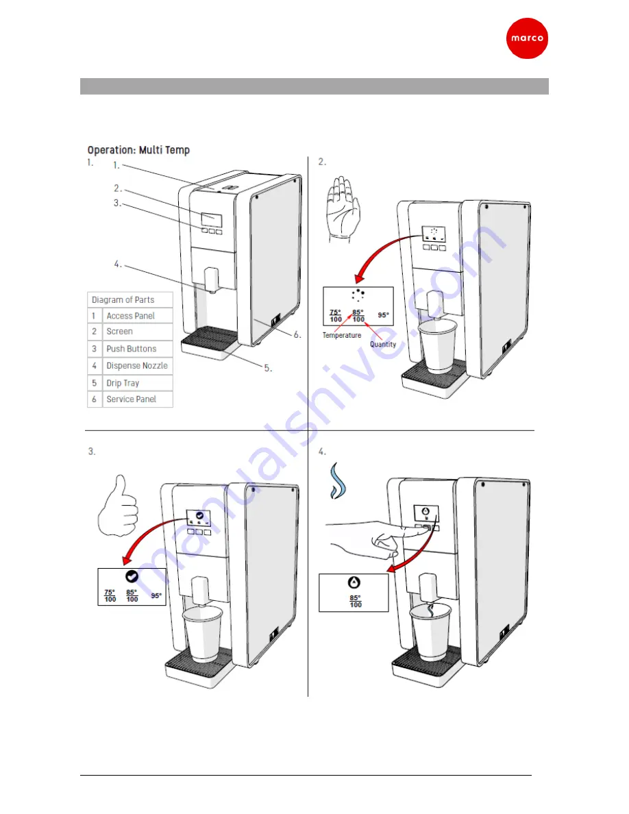 Marco Beverage Systems MIX PB3-1000870 Service Manual Download Page 12