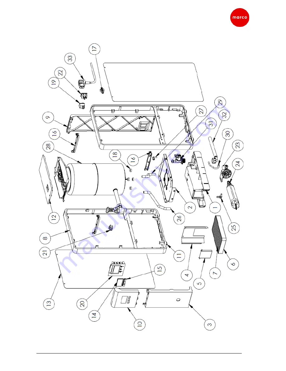 Marco Beverage Systems MIX PB3-1000870 Service Manual Download Page 47