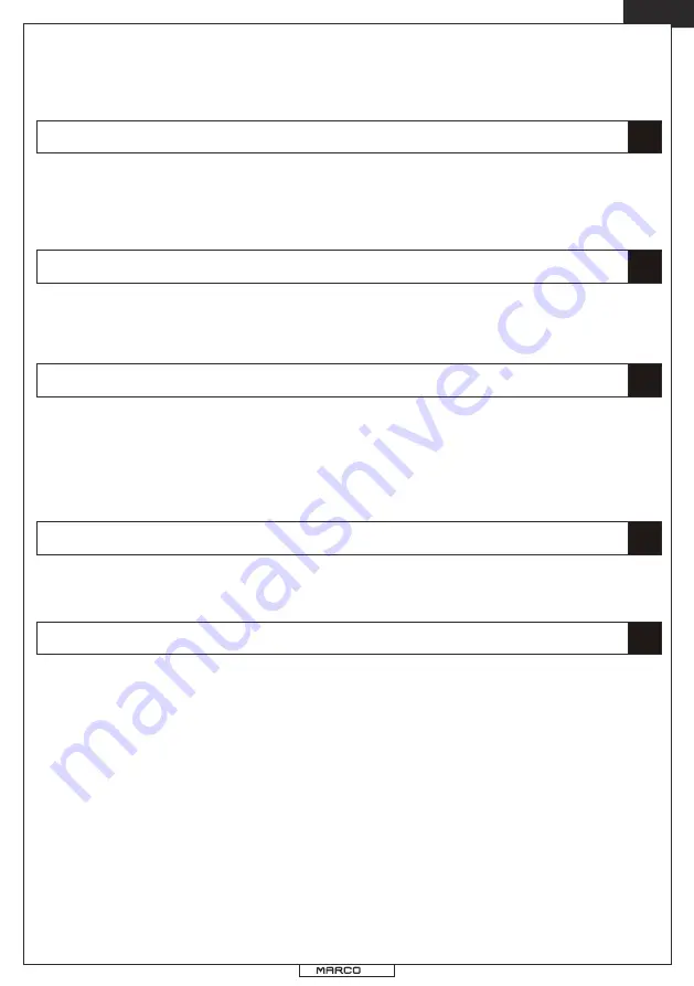 Marco 162 001 1B Instructions For Use Manual Download Page 7