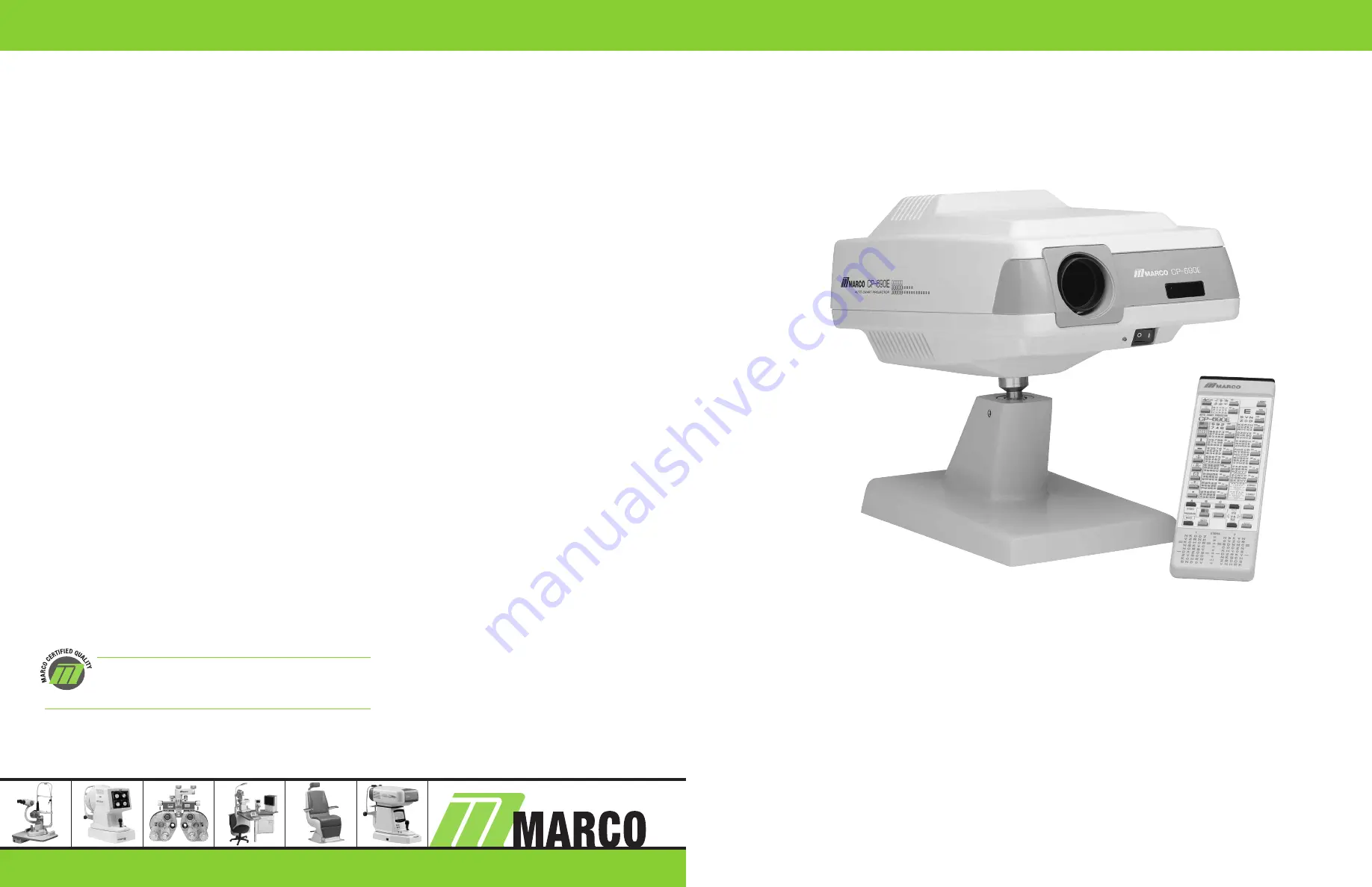 Marco CP-690E Instruction Manual Download Page 1