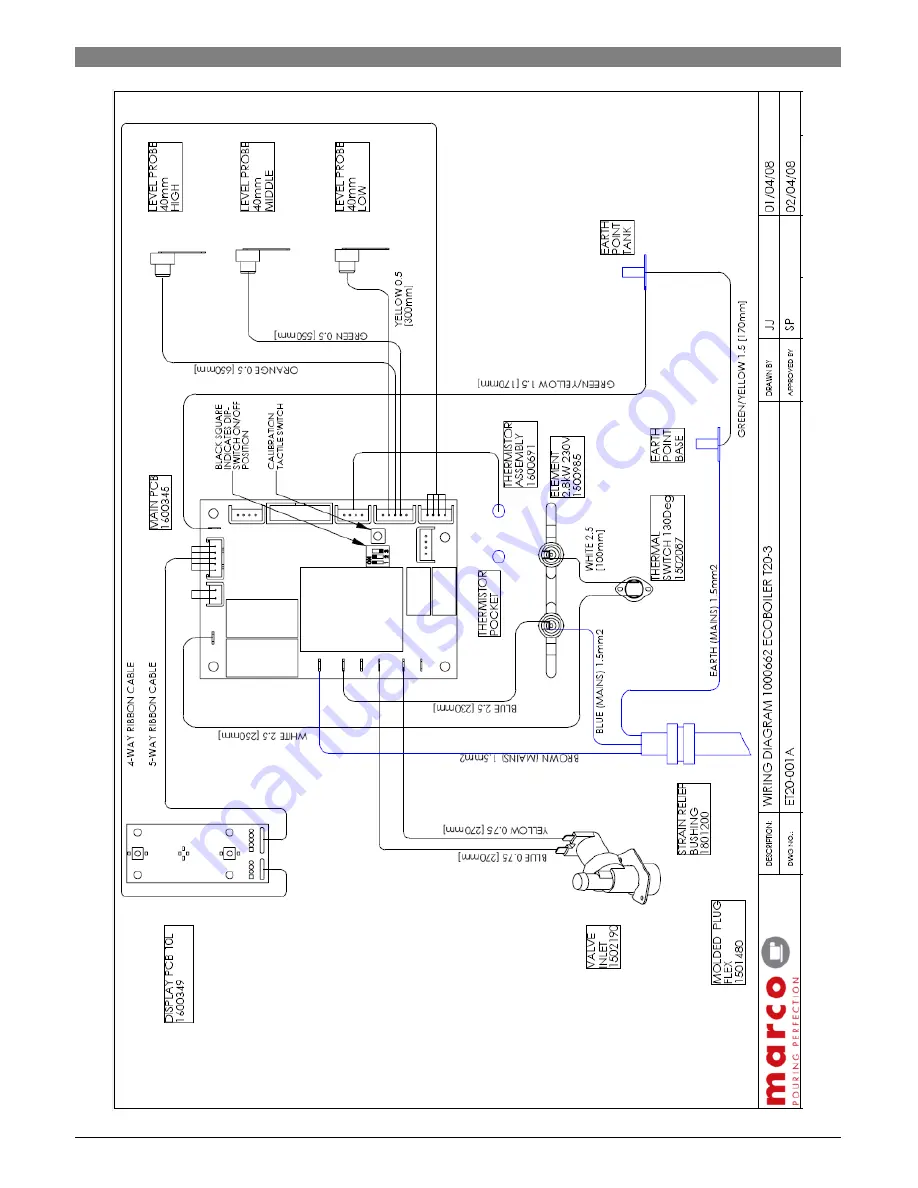 Marco Ecoboiler T20 Скачать руководство пользователя страница 16