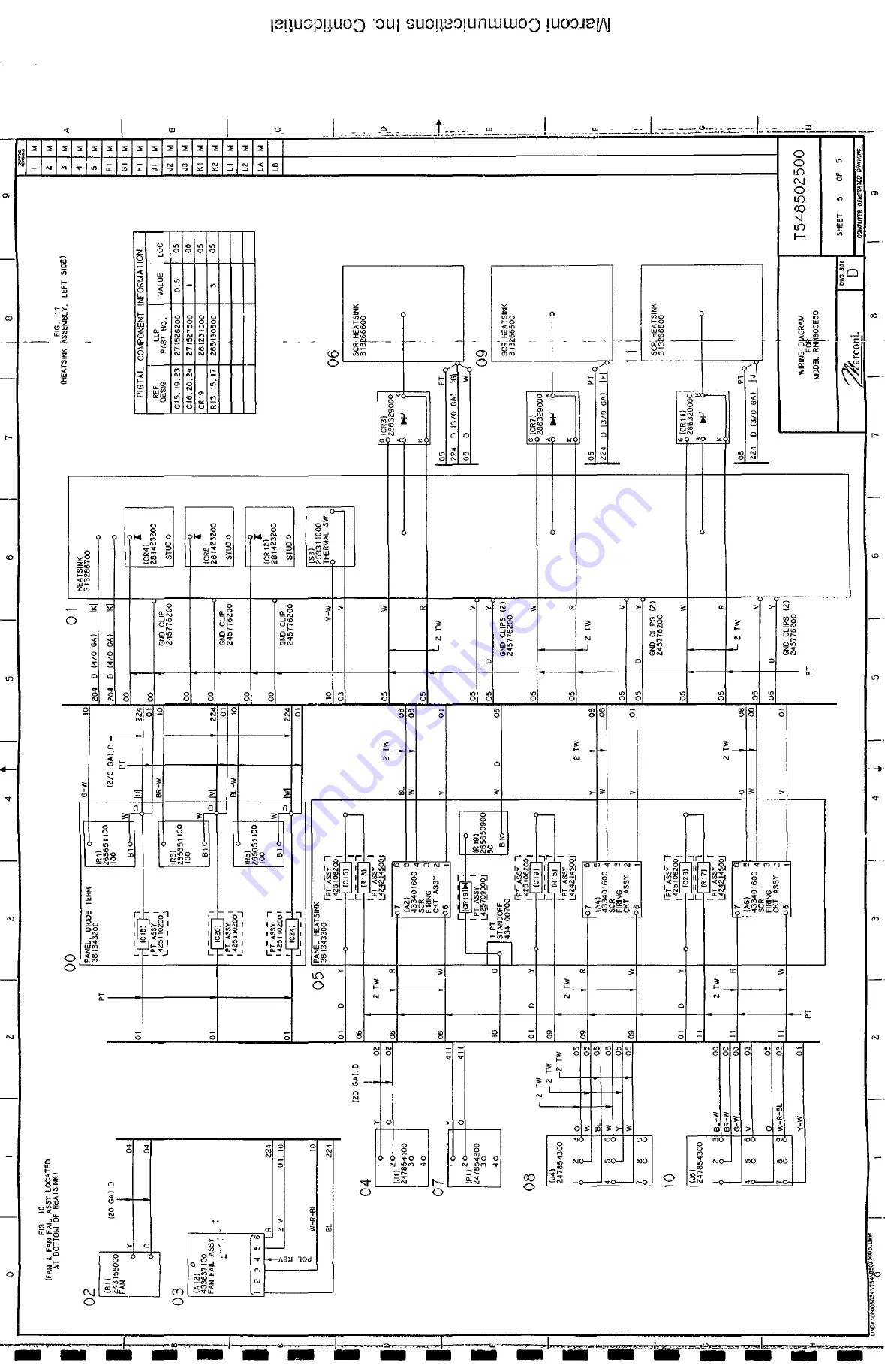 Marconi LORAIN RHM800E50 Скачать руководство пользователя страница 72