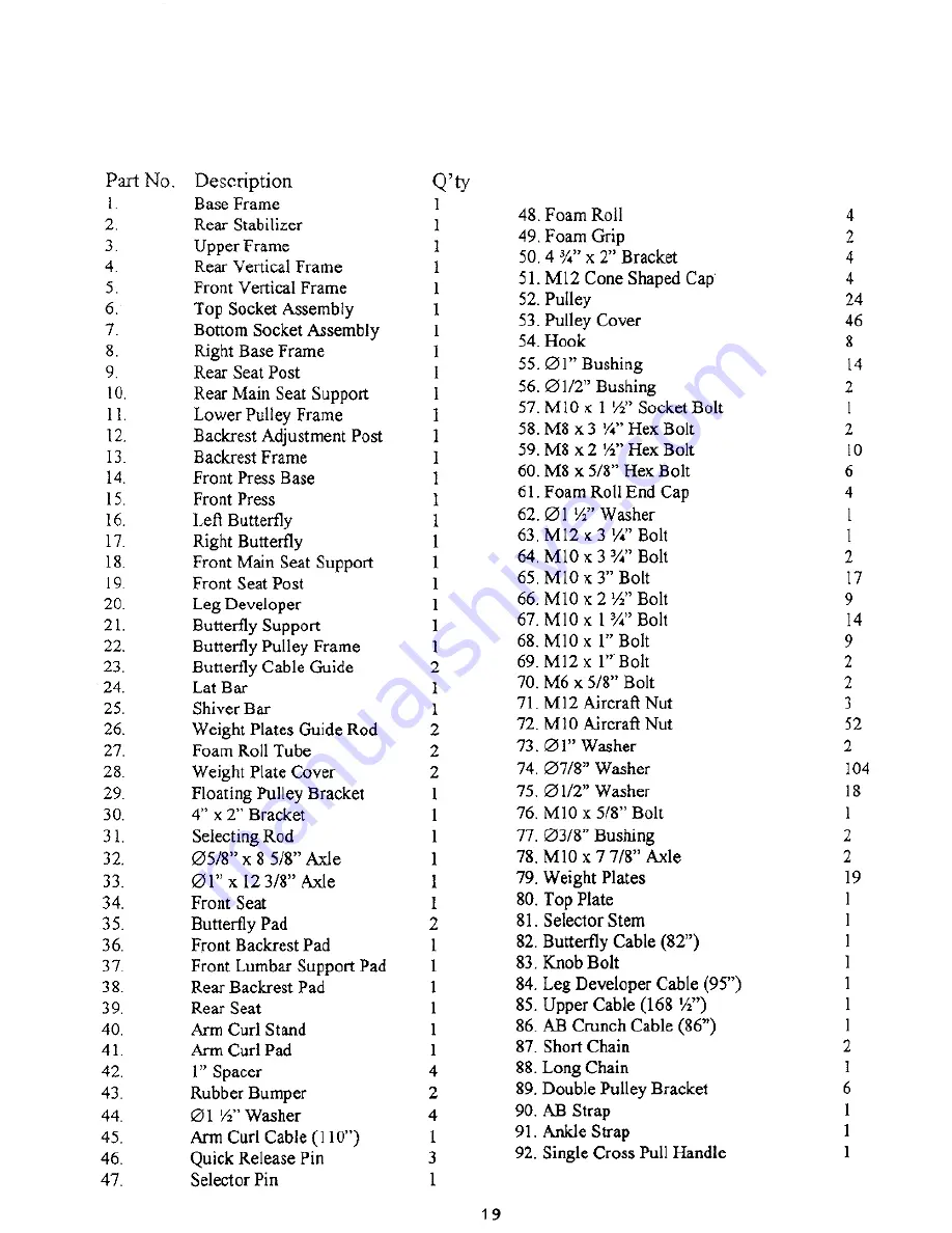 Marcy circuit ii Скачать руководство пользователя страница 19