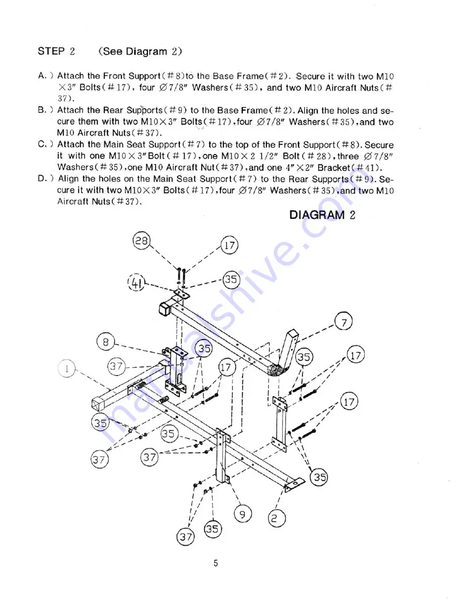 Marcy LP 90 Owner'S Manual Download Page 6