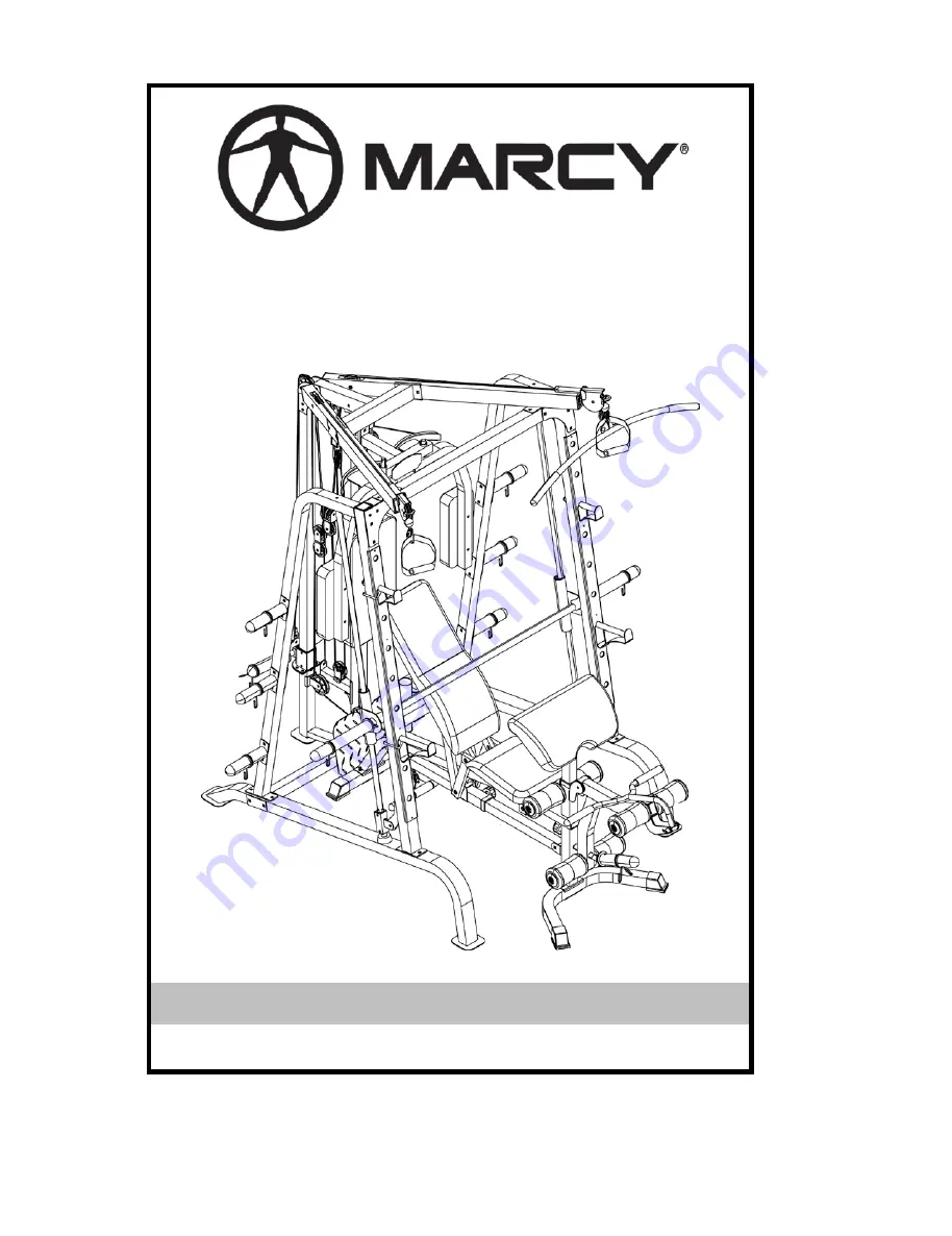 Marcy MD-9010G Assembly Manual Download Page 1