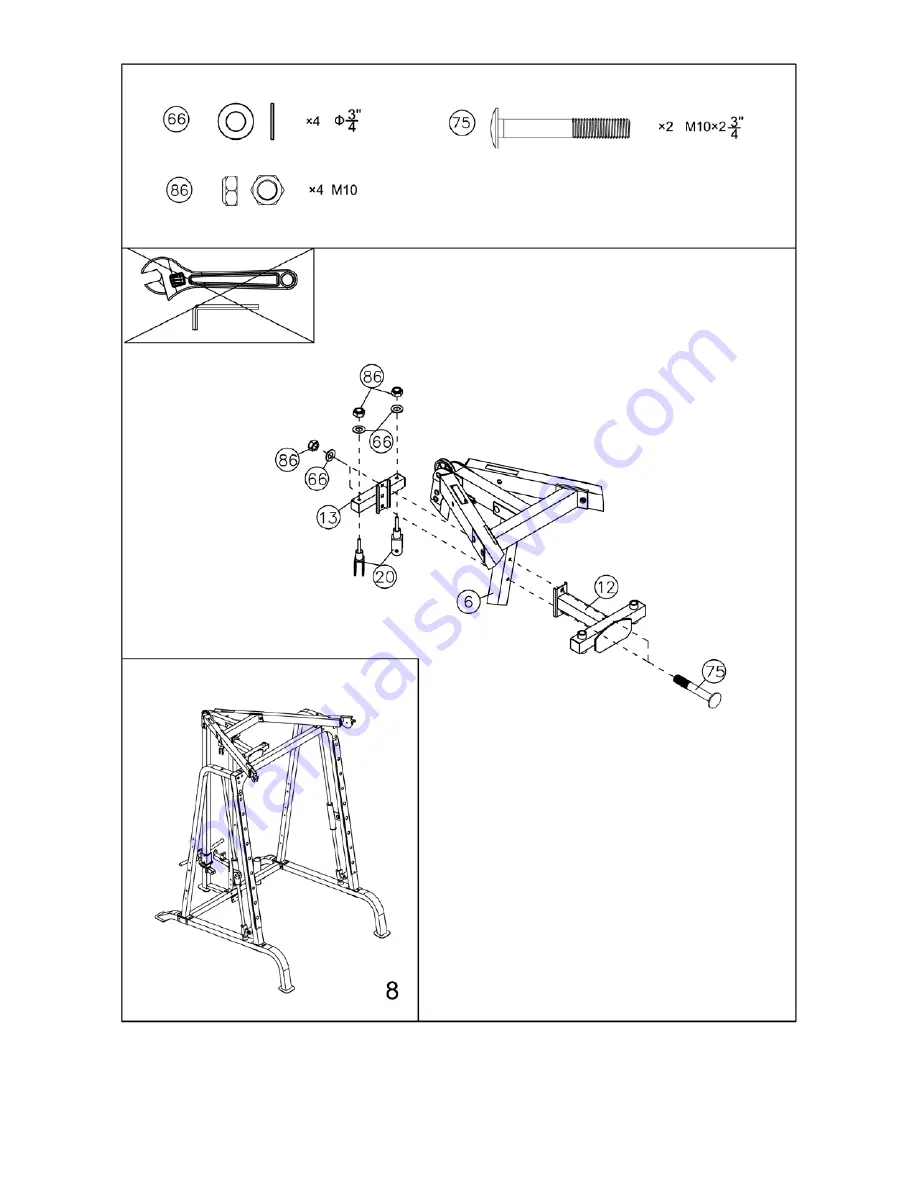 Marcy MD-9010G Assembly Manual Download Page 16