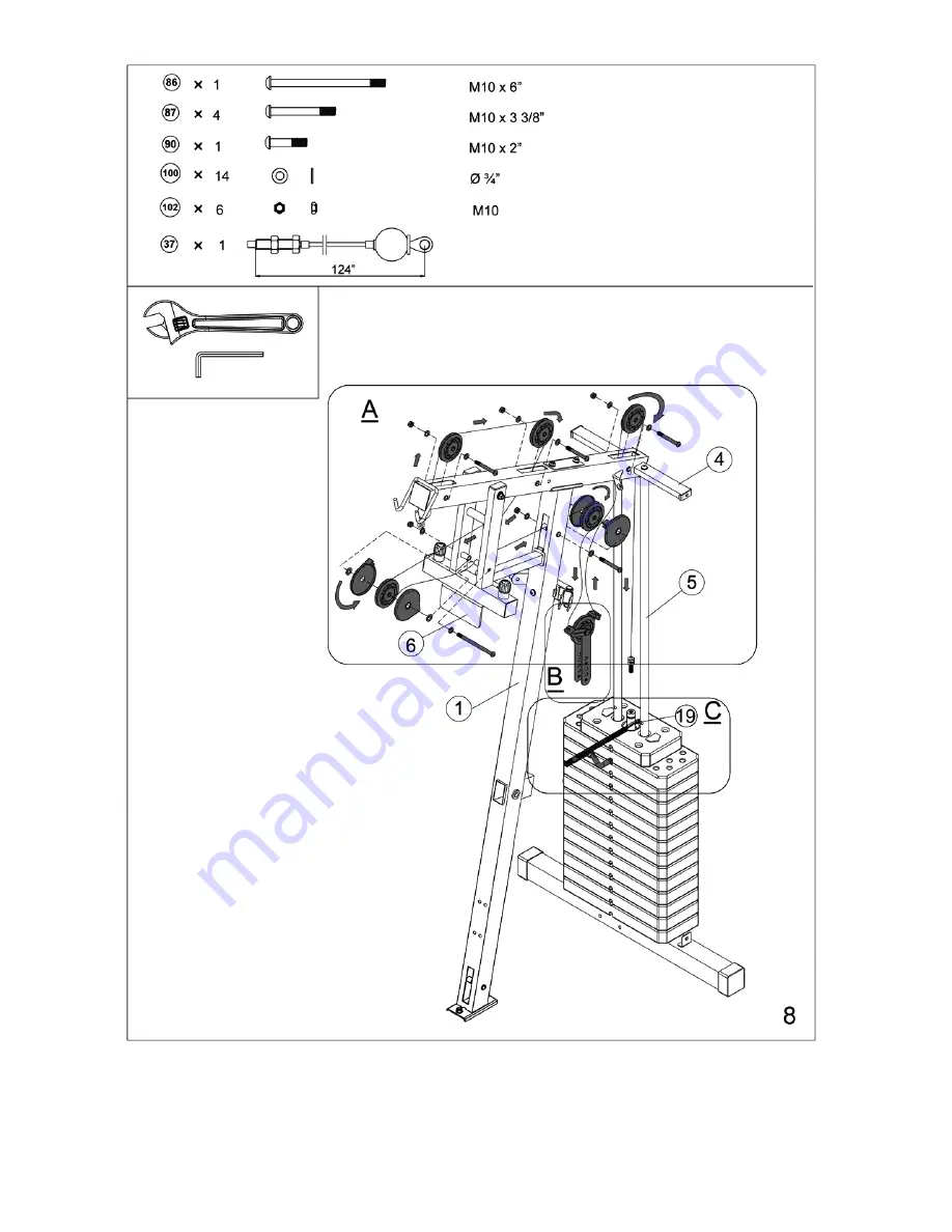 Marcy MKM-81010 Assembly Manual Download Page 13