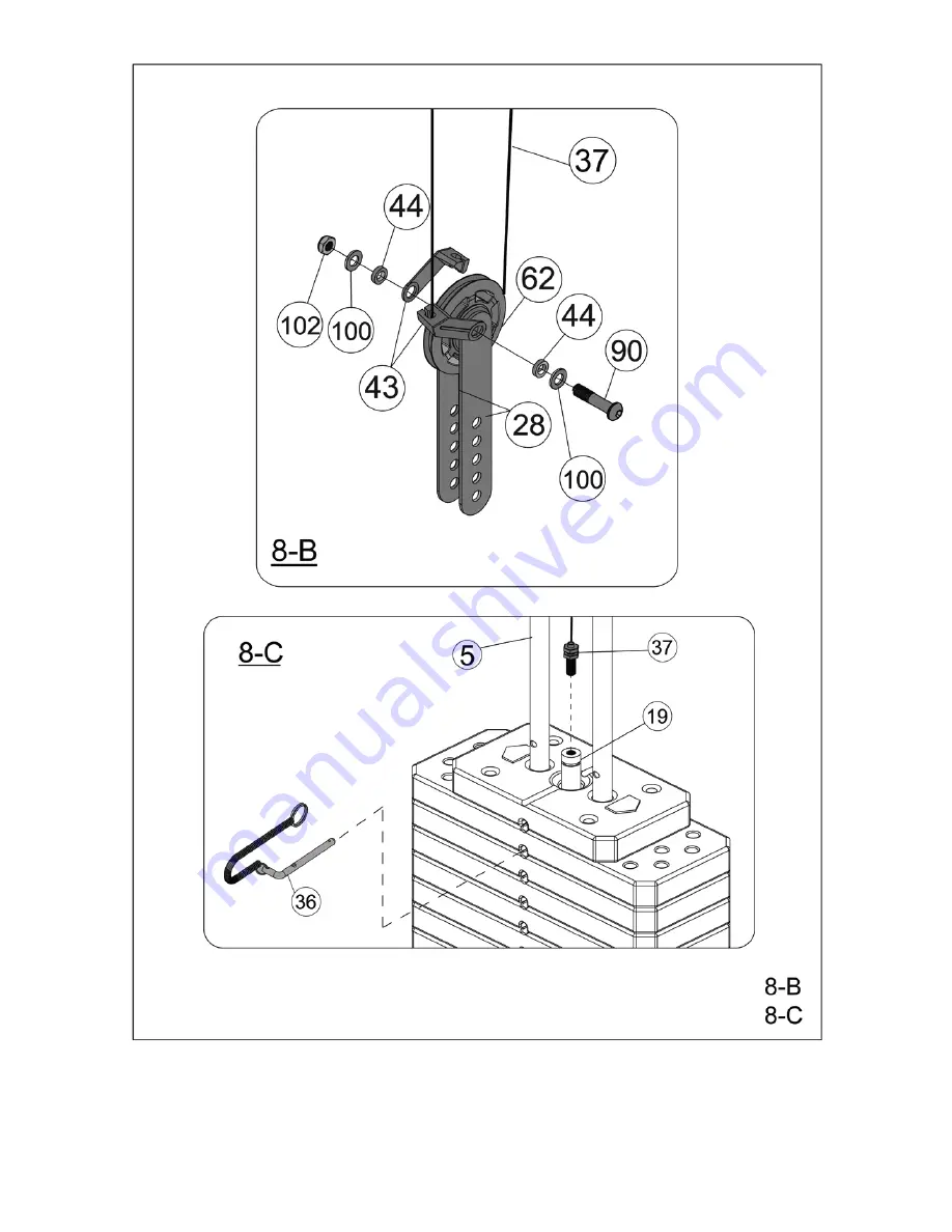 Marcy MKM-81010 Assembly Manual Download Page 15