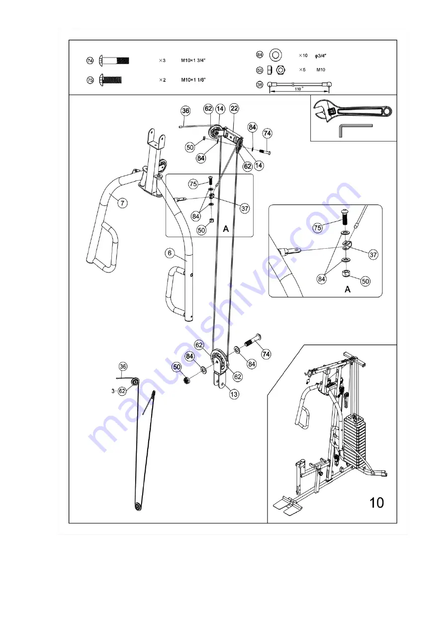 Marcy MWM-6150 Assemly Manual Download Page 16