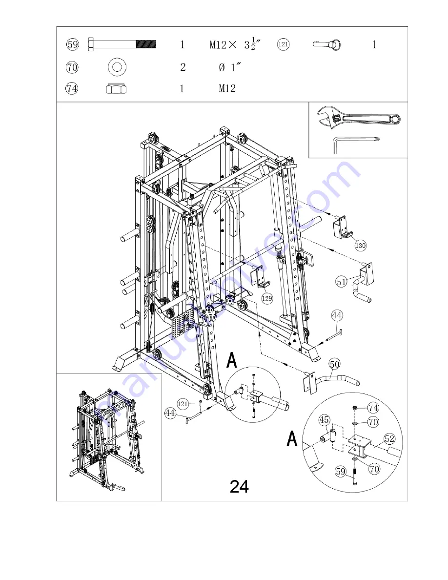 Marcy SM-4033 Assembly Manual Download Page 32