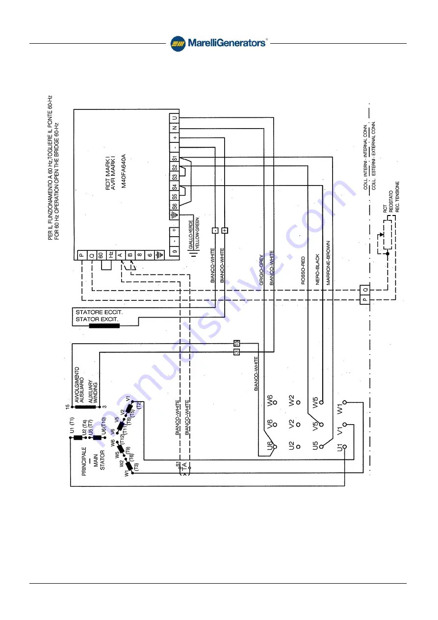 MarelliGenerators M40FA640A/A MARK I Скачать руководство пользователя страница 11