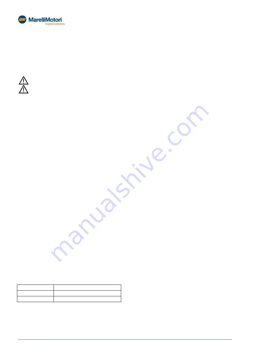 MarelliMotori M40FA640A/A Mark I User Manual Download Page 8