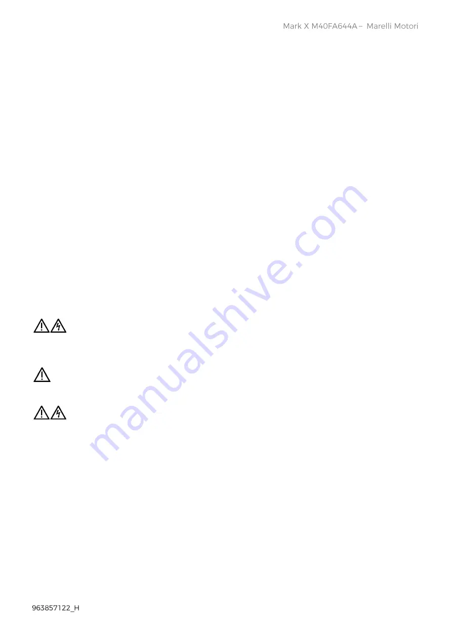 MarelliMotori M40FA644A User Manual Download Page 11