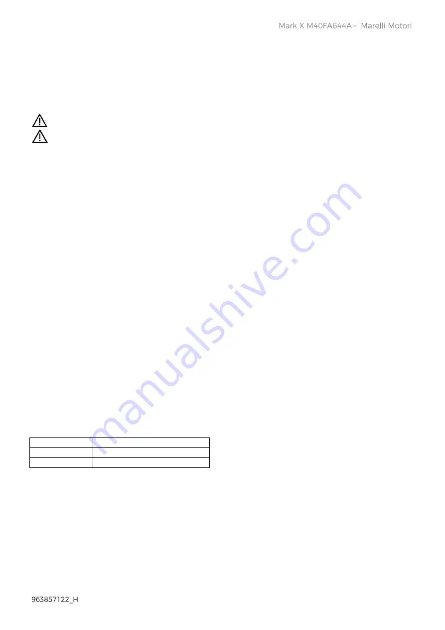 MarelliMotori M40FA644A User Manual Download Page 15