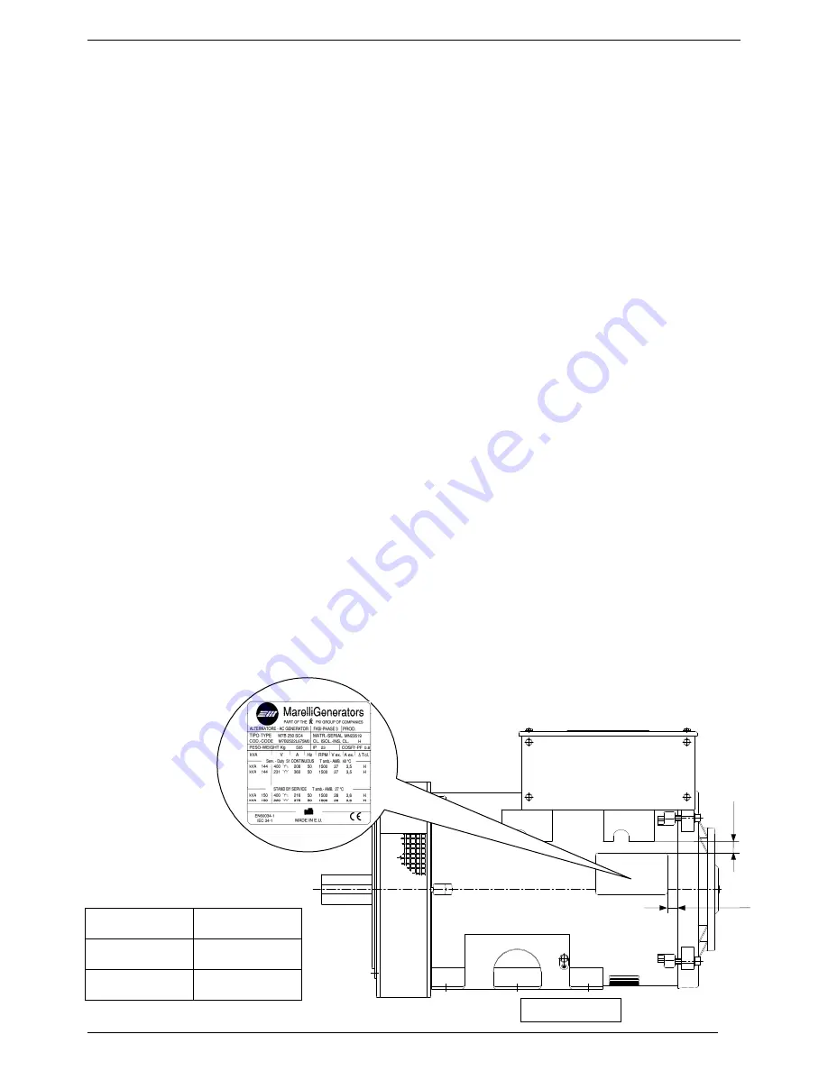 MarelliMotori MJB 250 Operation And Maintenance Manual Download Page 79