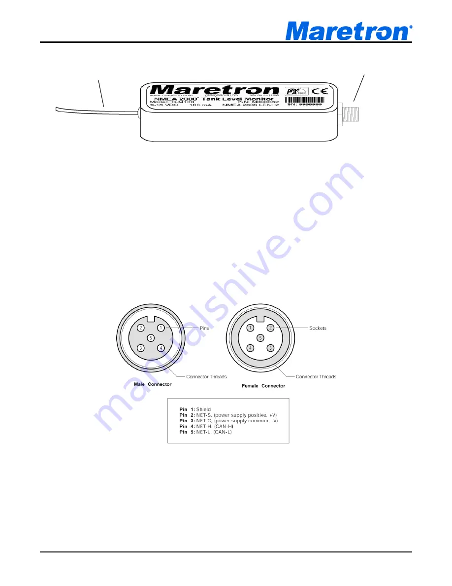 Maretron TLM100 Скачать руководство пользователя страница 15