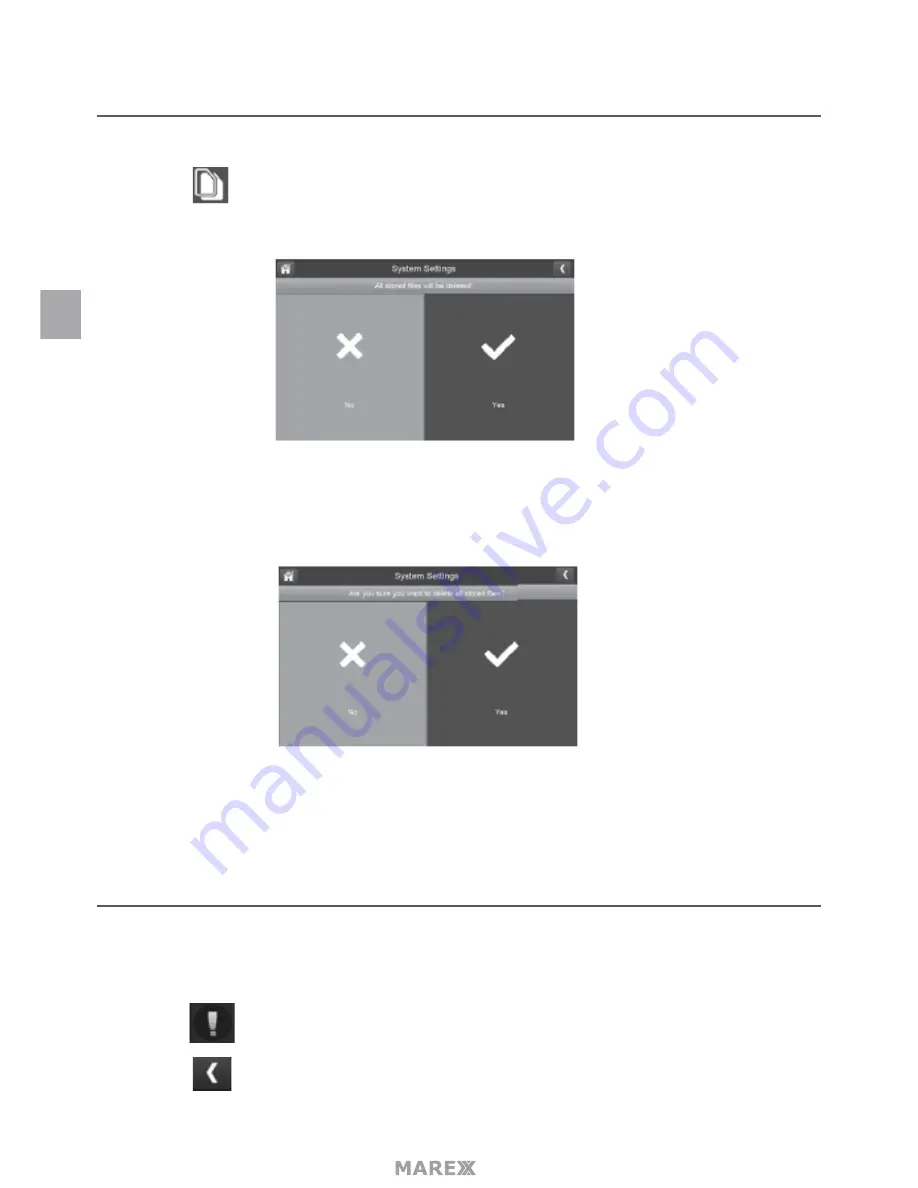 MAREX MX755 Instruction Manual Download Page 58