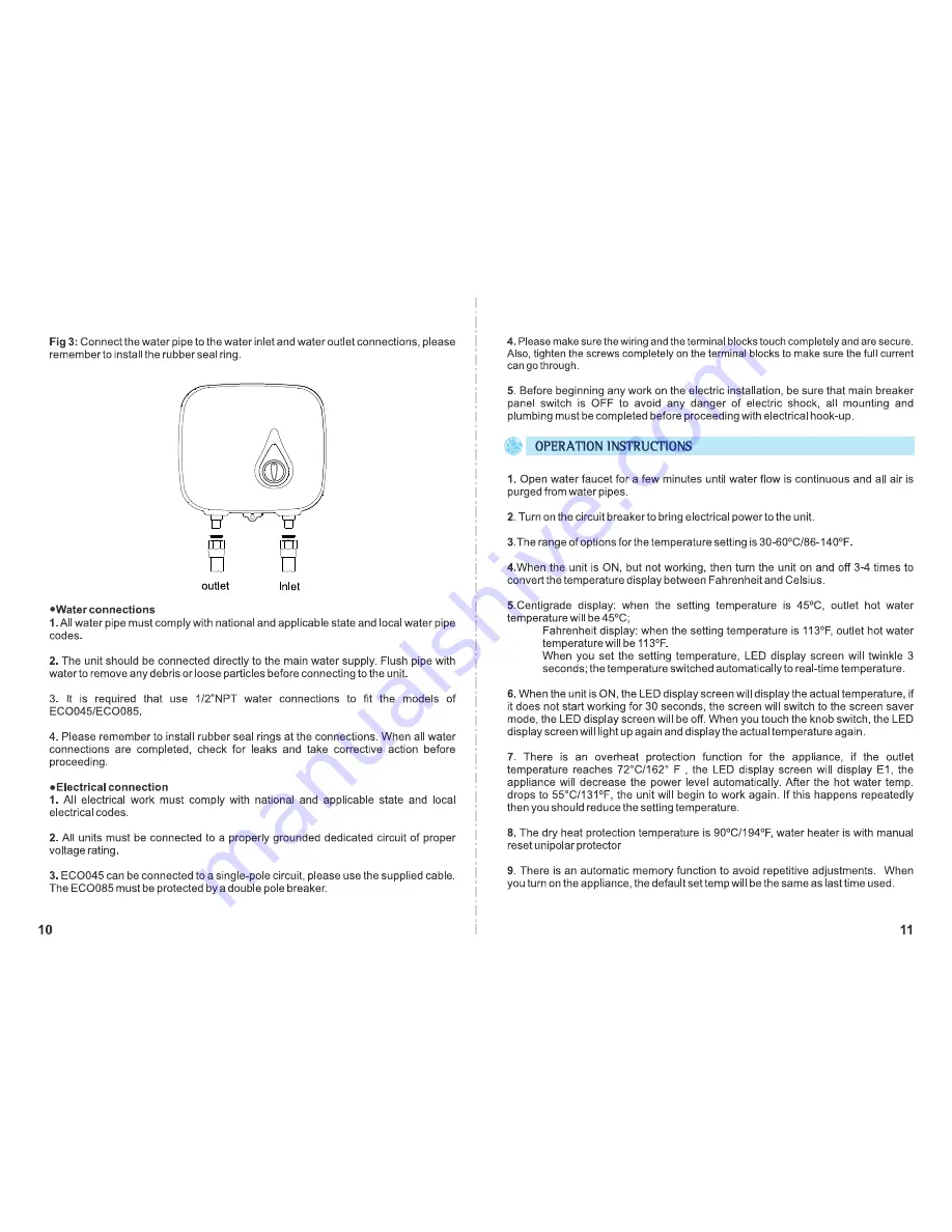 Marey Eco045 Instruction Manual Download Page 6