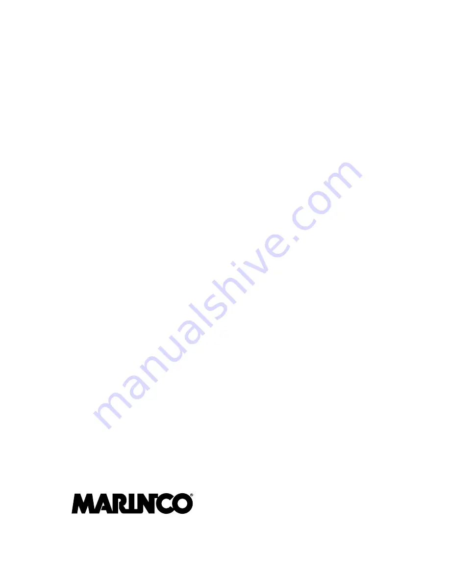 marinco Charge Pro 27101 Instruction Manual Download Page 12