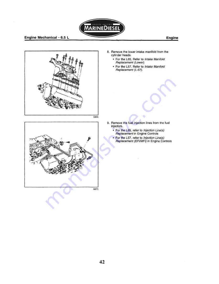 Marinediesel 5L V8 Owner'S Manual Download Page 44