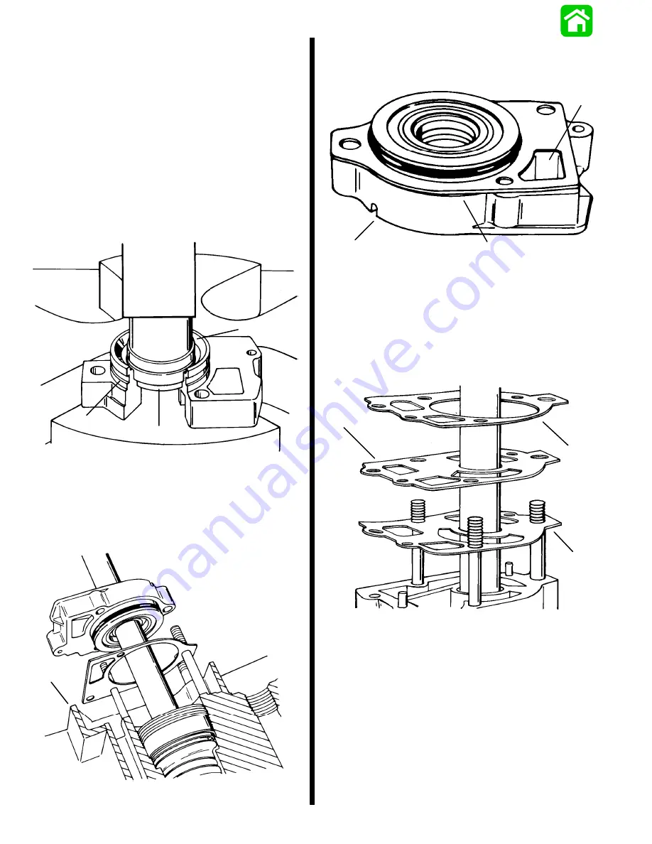 Mariner Mercury 105/140 JET Service Manual Download Page 550