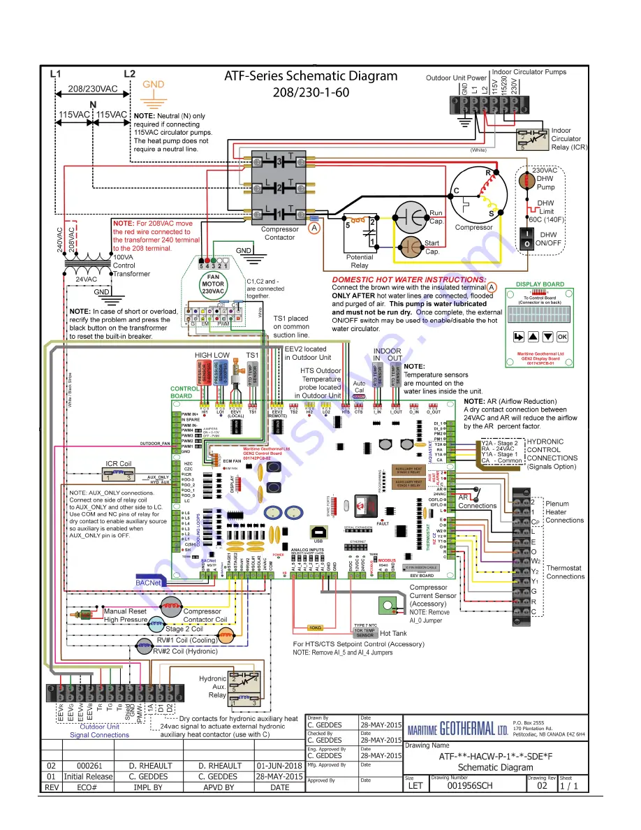 Maritime Geothermal ATF-45 Installation And Service Manual Download Page 84