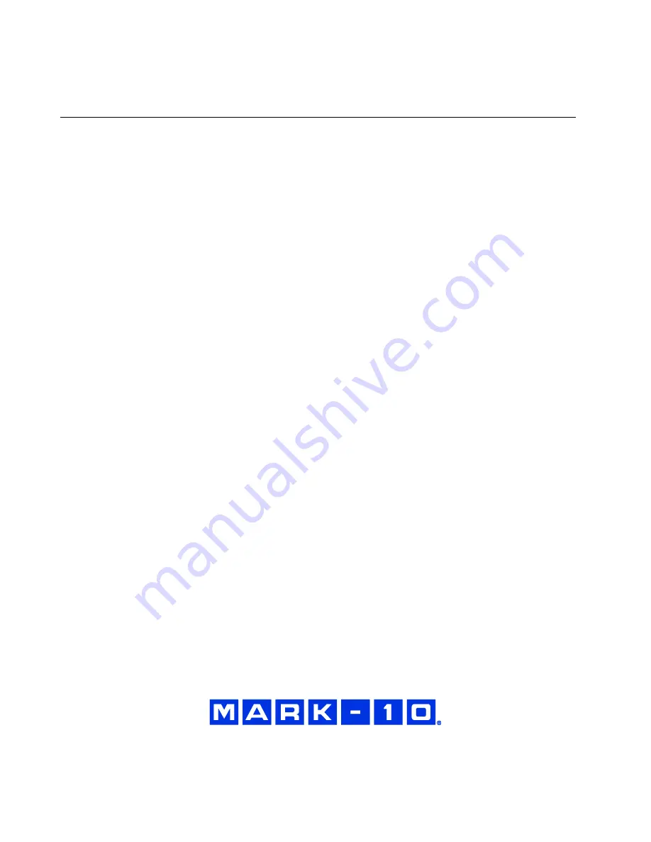 Mark-10 EK3-100 User Manual Download Page 1