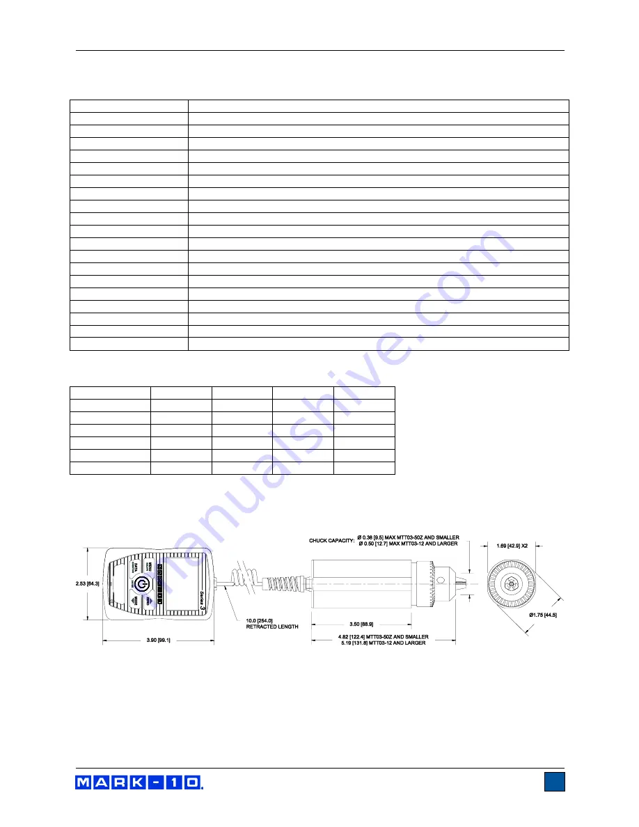 Mark-10 MTT03-100E User Manual Download Page 19