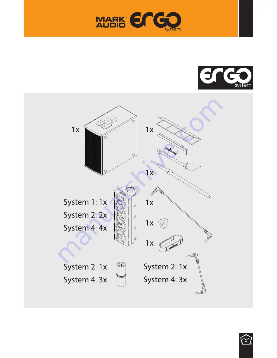 Mark Audio ERGO SYSTEM Owner'S Manual Download Page 4