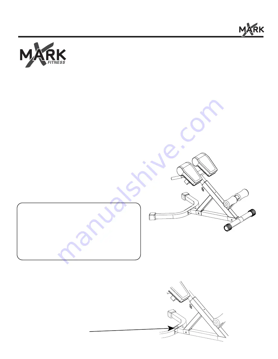 Mark Fitness XM-4428 Owner'S Manual Download Page 3