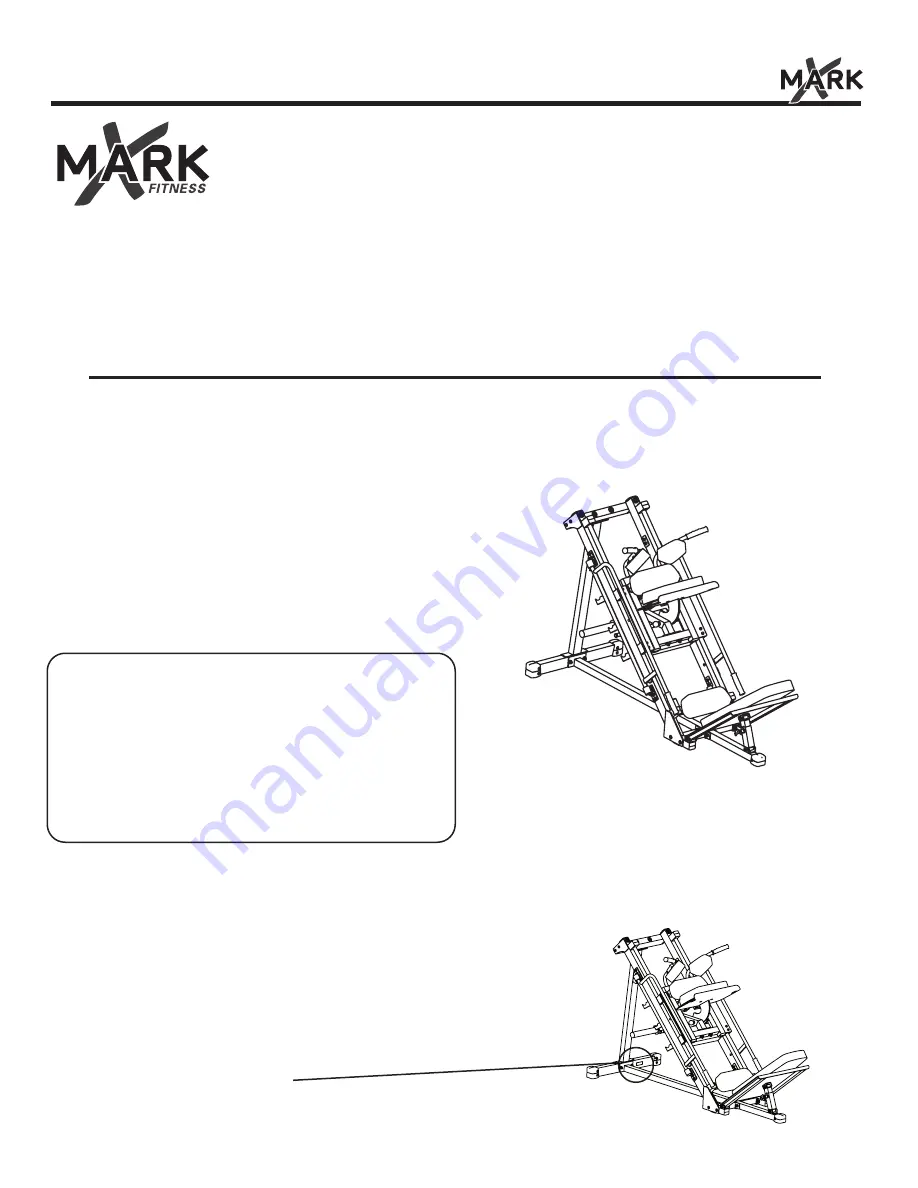 Mark Fitness XM-7616 Скачать руководство пользователя страница 4