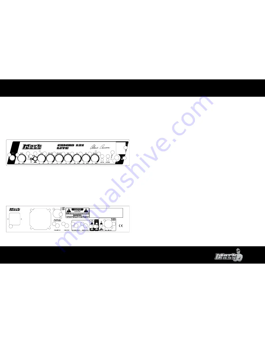 MarkBass COMBO 121 LITE Owner'S Manual Download Page 3