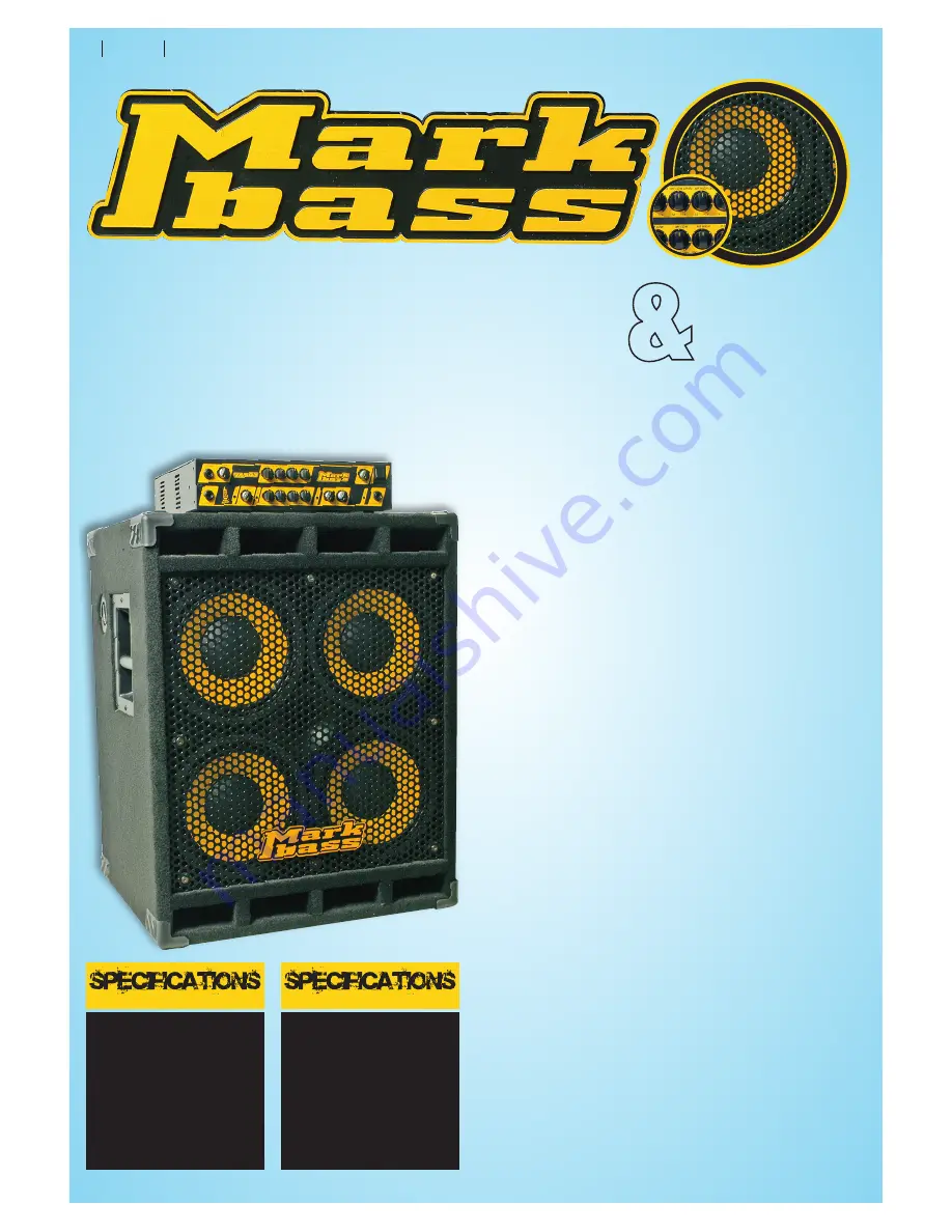 MarkBass TA503 Скачать руководство пользователя страница 1