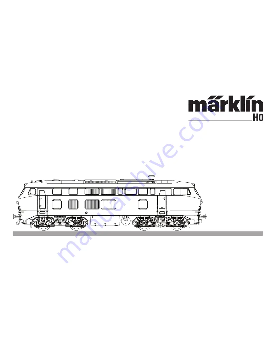 marklin 39181 User Manual Download Page 1