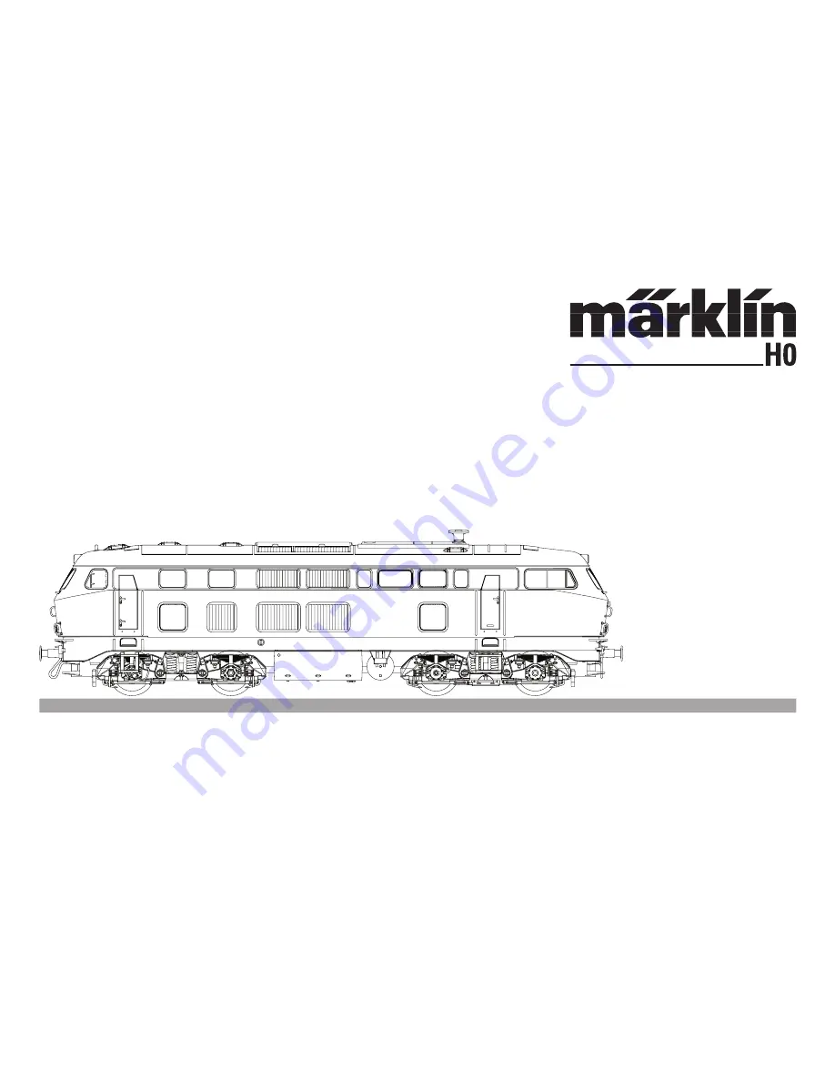 marklin 39182 Скачать руководство пользователя страница 1