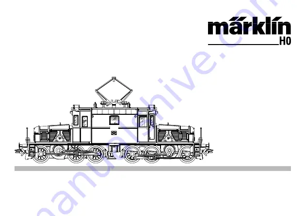 marklin DE 6/6 Instruction Manual Download Page 1