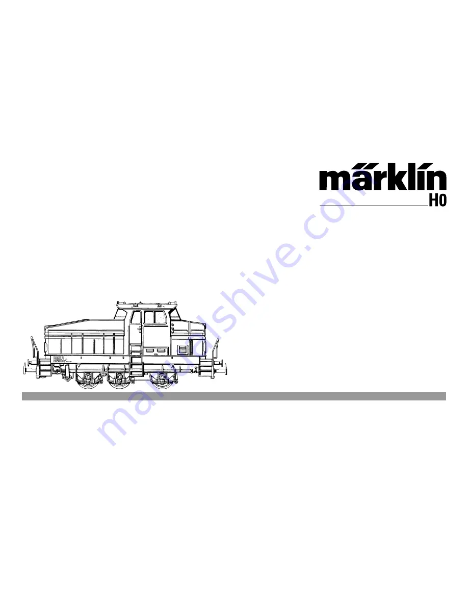 marklin DHG 500 User Manual Download Page 1