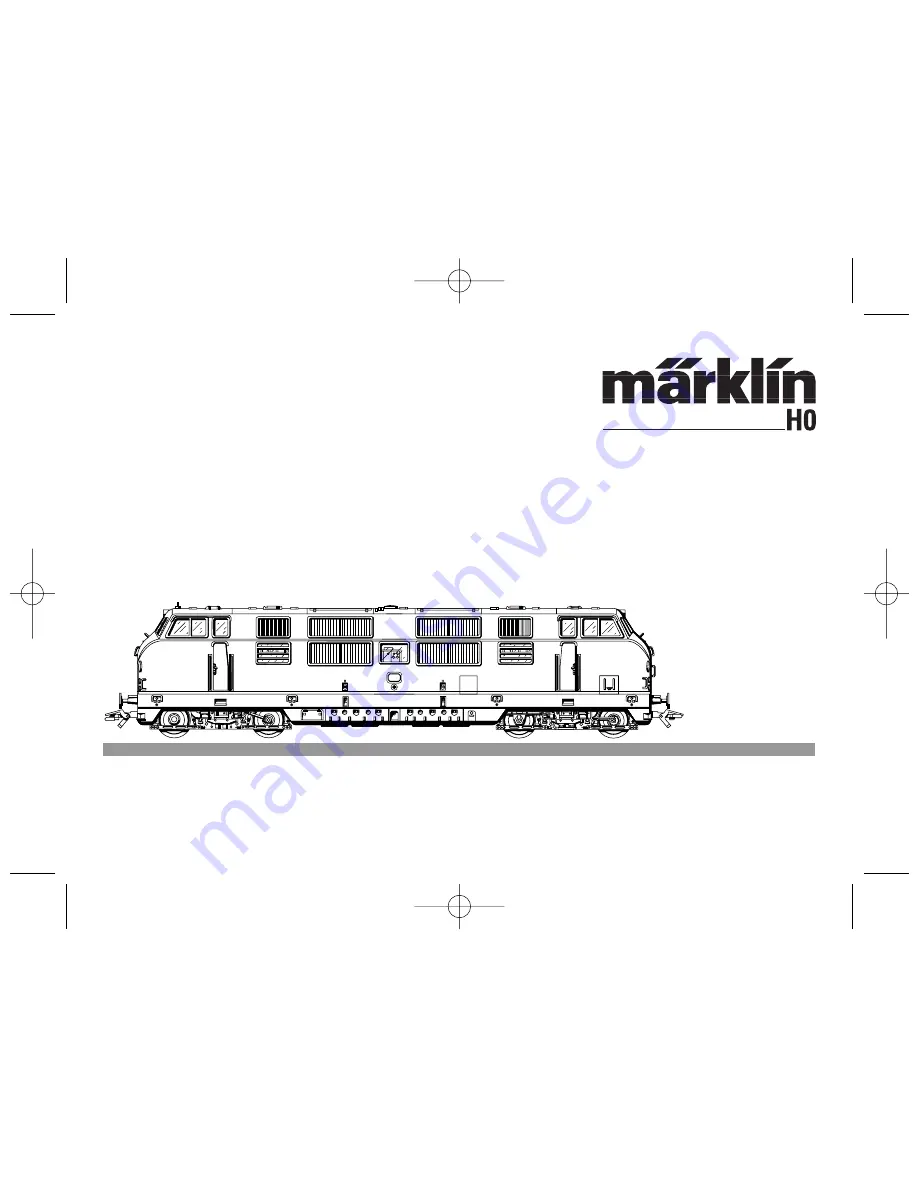 marklin V 200.1 Скачать руководство пользователя страница 1