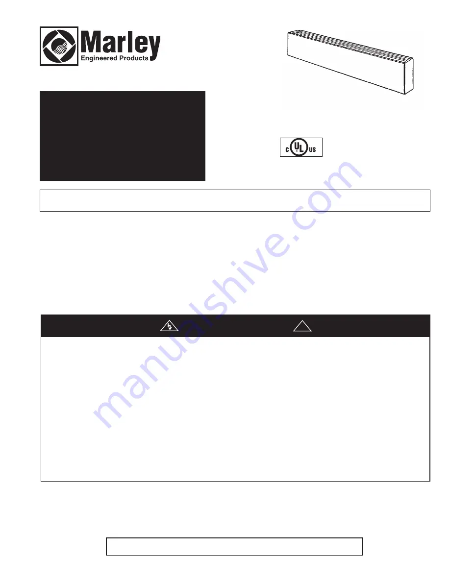 Marley CSLAL Installation, Operation & Maintenance Instructions Manual Download Page 17