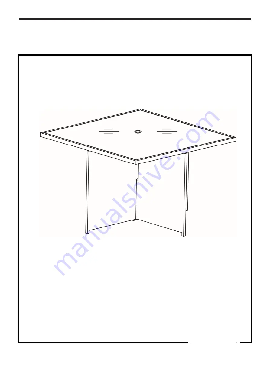 Marlow Wentworth Windsor Deluxe Square Cube Table Assembly Instructions Manual Download Page 1