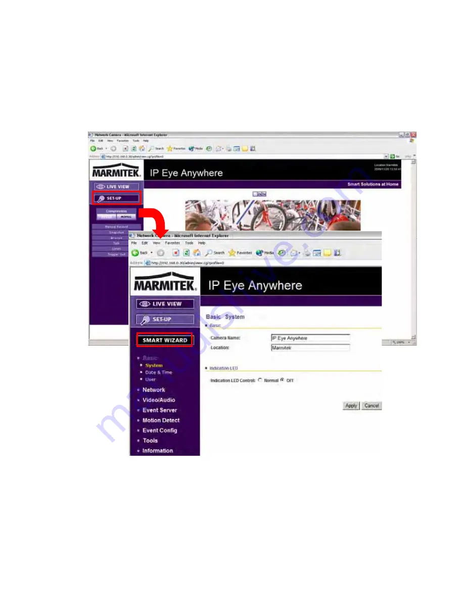 Marmitek IP EYE ANYWHERE 470 - ADVANCED Quick Installation Manual Download Page 10