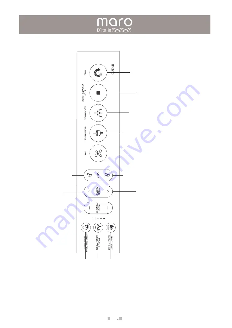 Maro D'Italia DI600 Operating Instructions Manual Download Page 16