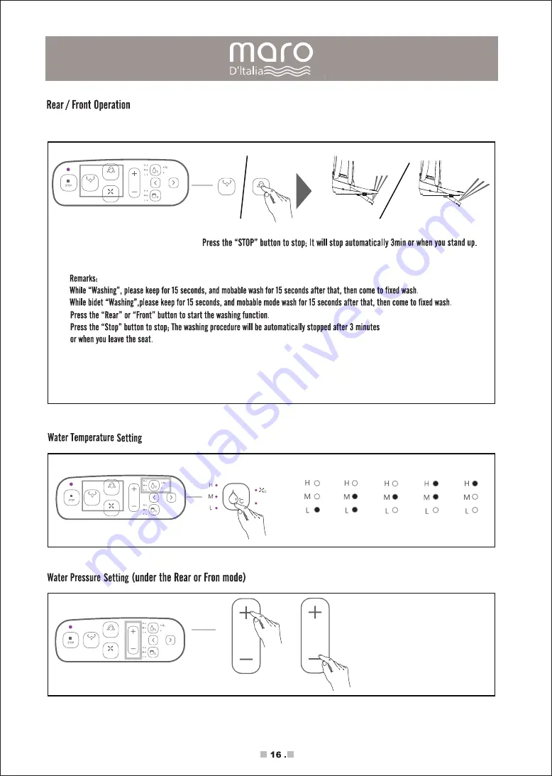 Maro AQUALET PIAVE DI800 Operating Instructions Manual Download Page 17